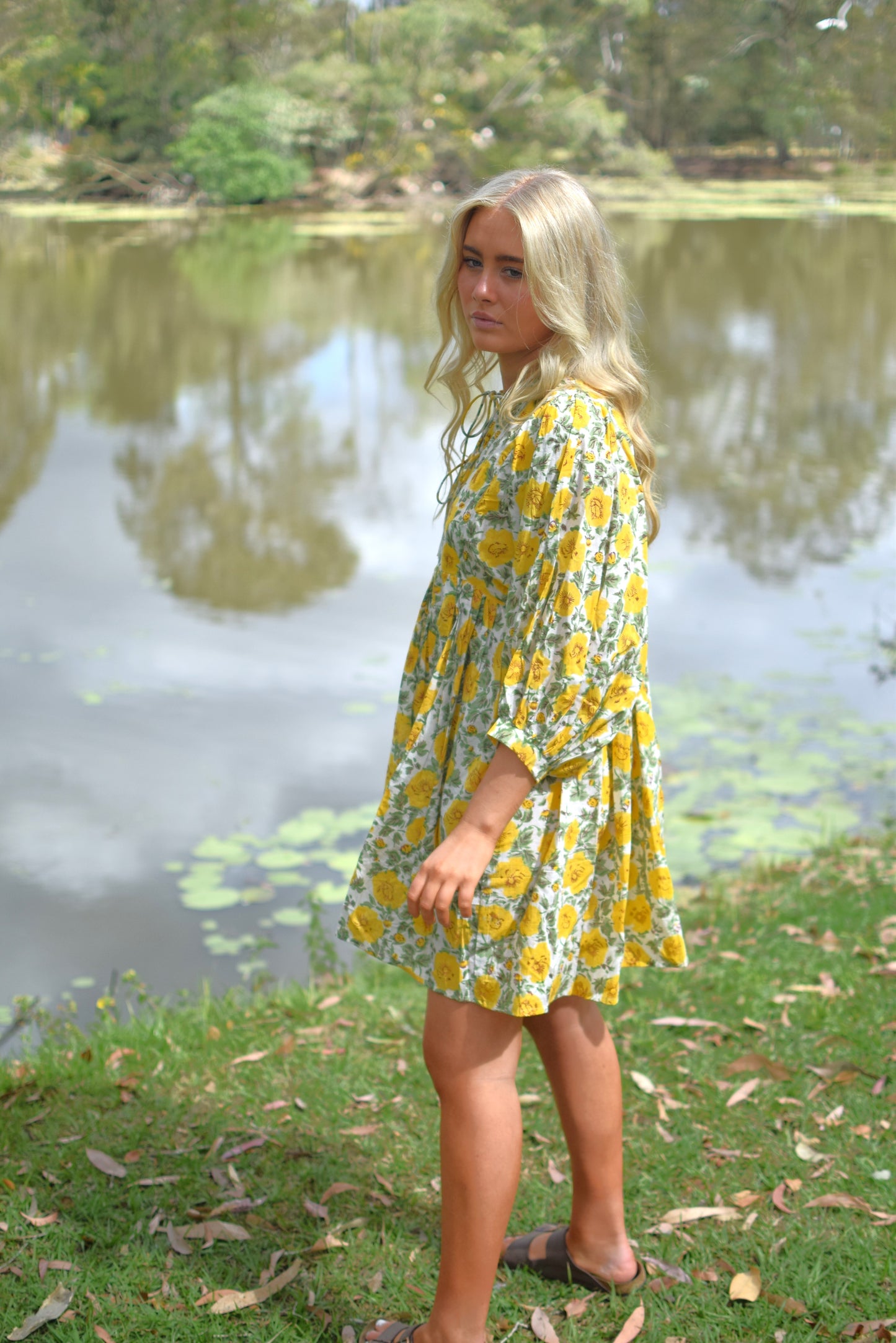 Frida Mini Dress - Yellow