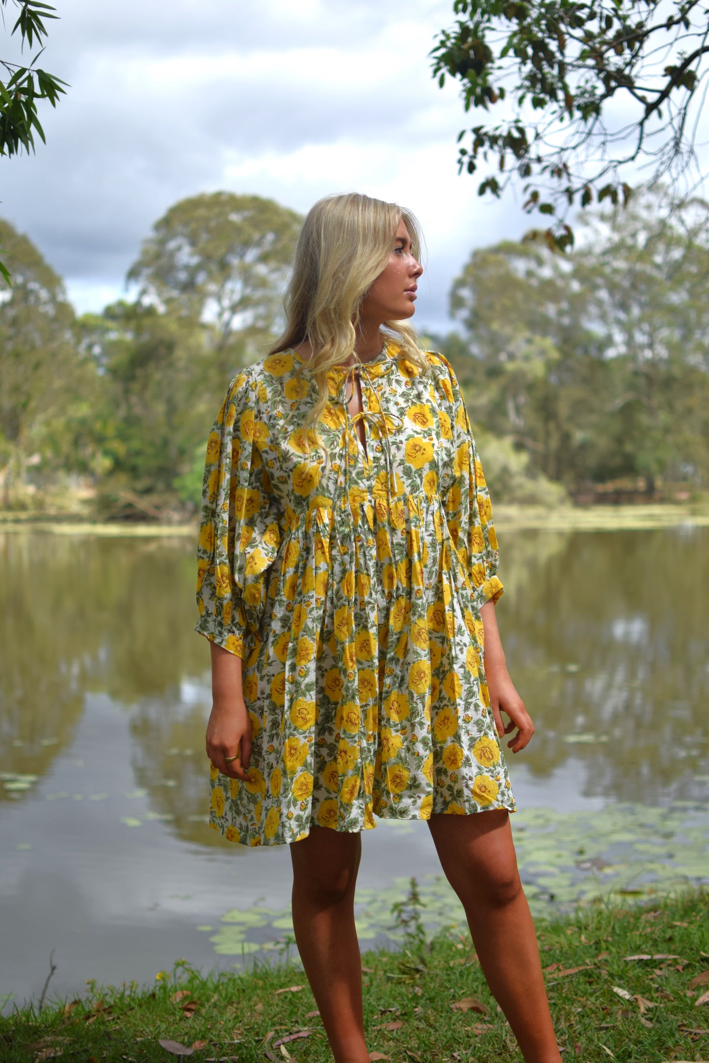 Frida Mini Dress - Yellow