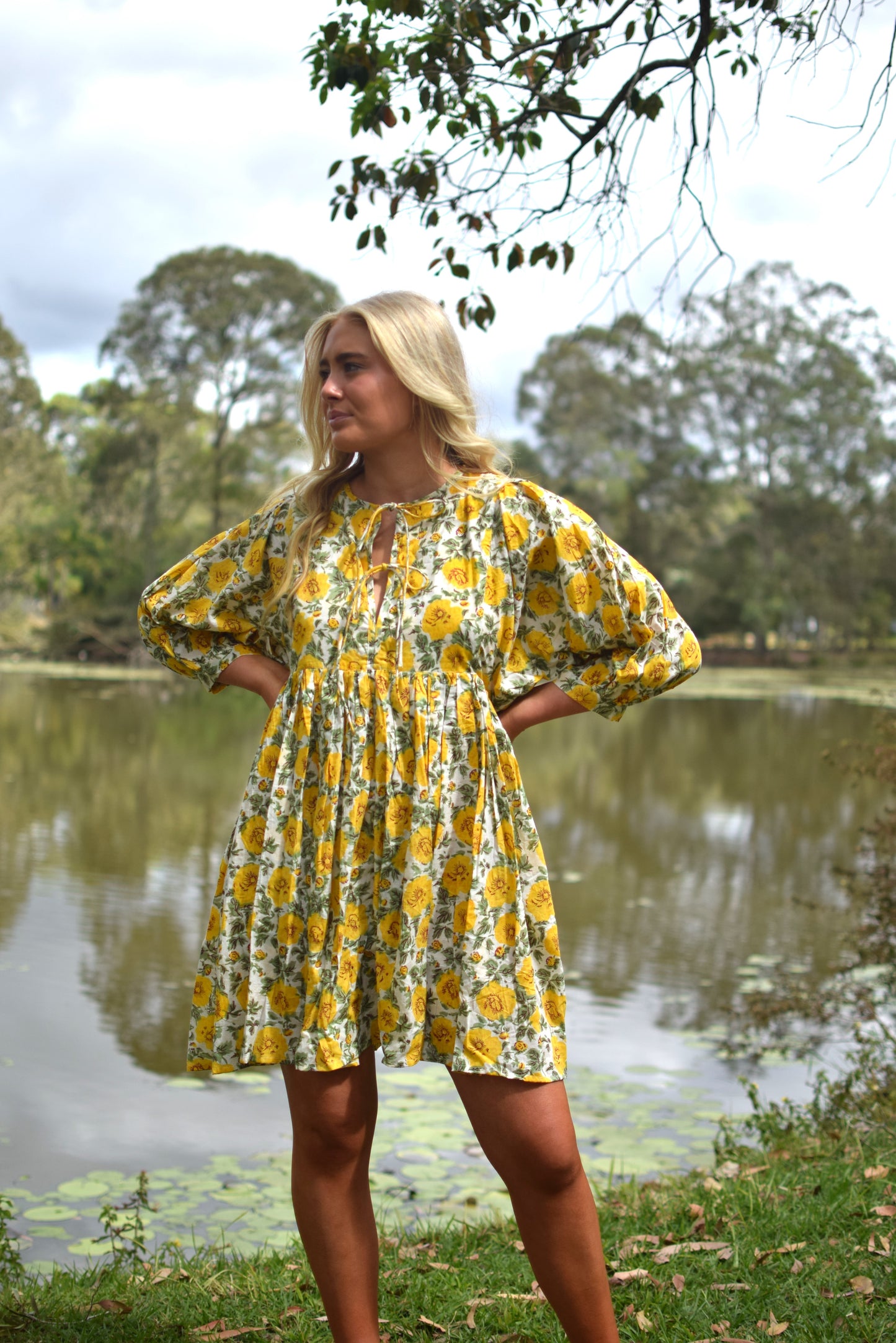 Frida Mini Dress - Yellow