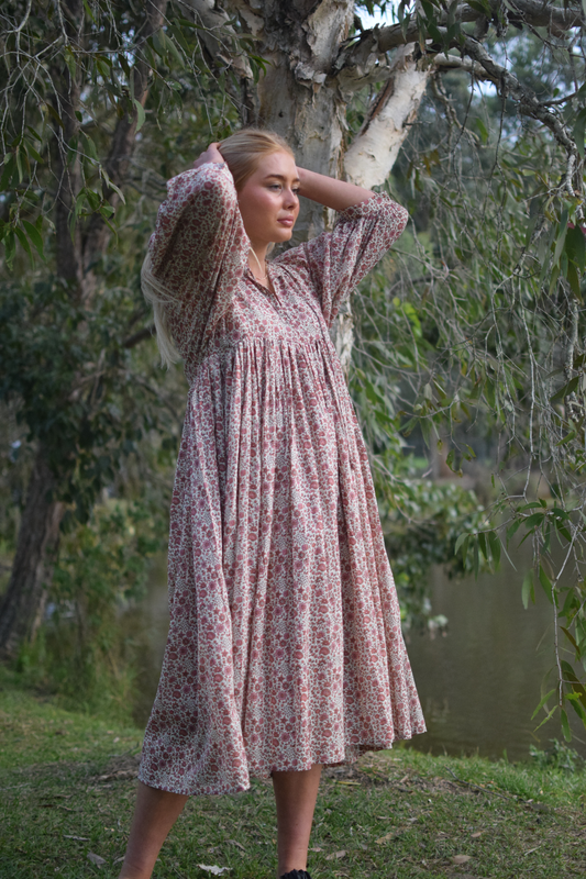 Pretty Midi Dress - Pink