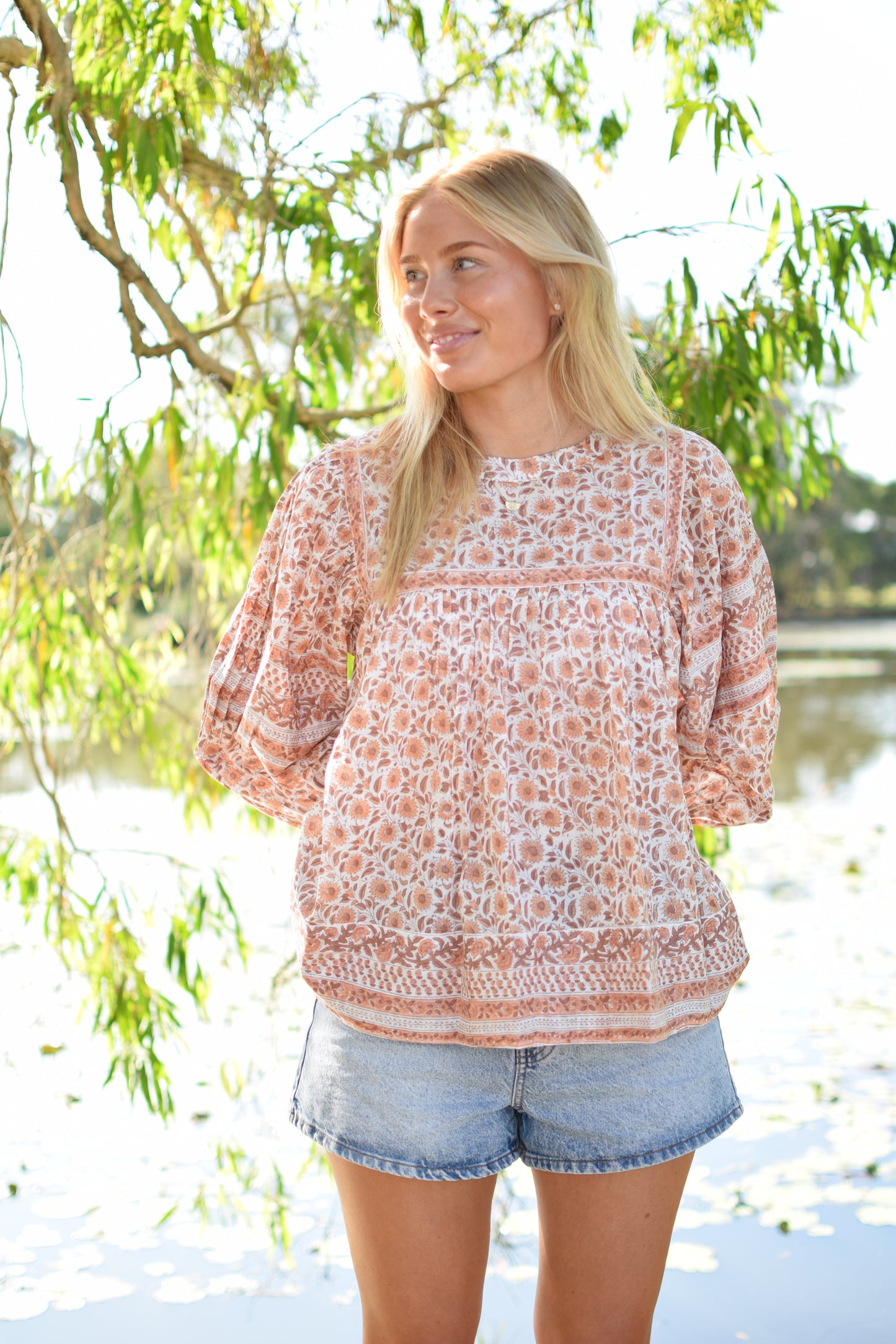 Blouse-  Sanya - Desert Blossom