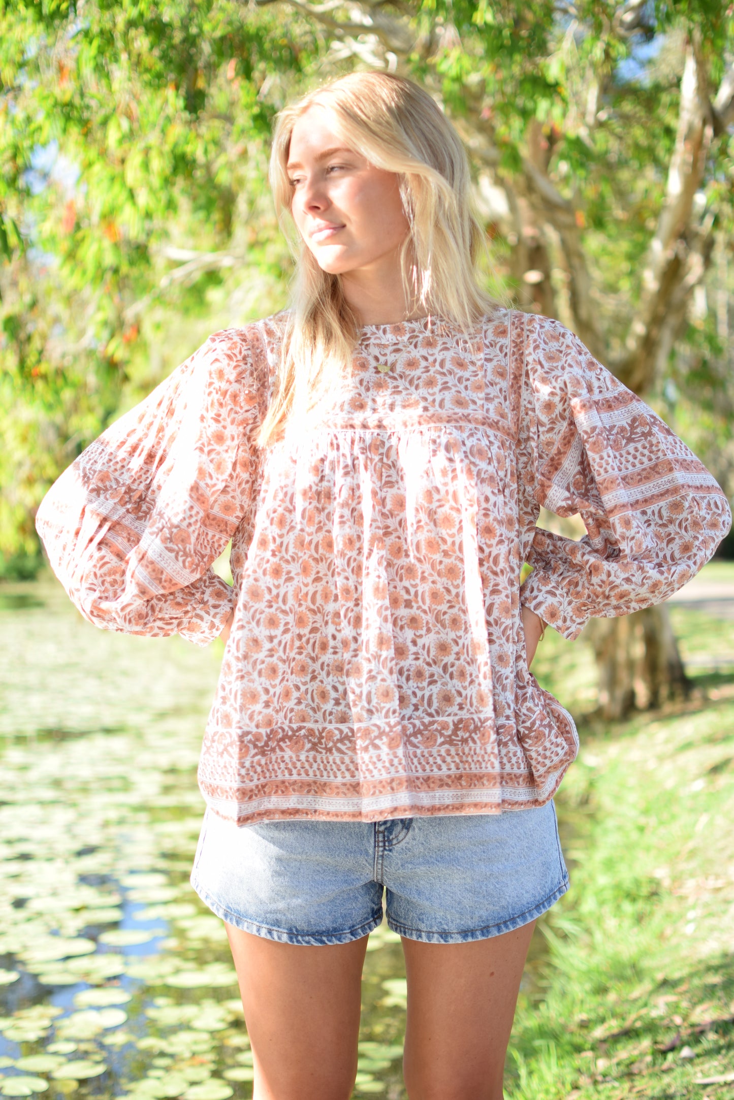 Blouse-  Sanya - Desert Blossom