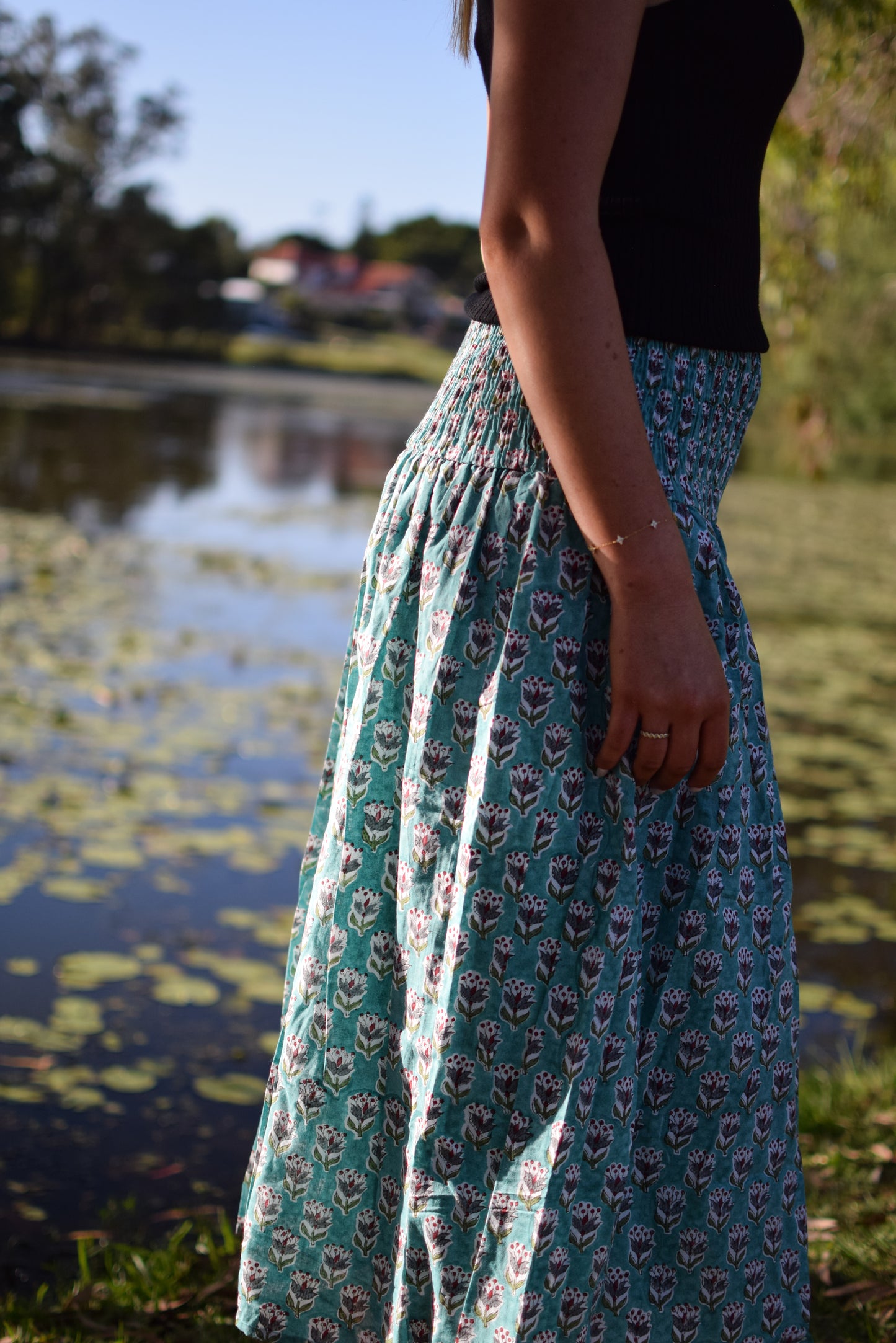 Nomad Skirt Garden Florals